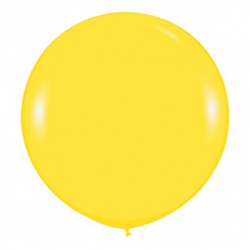 Шар (91 см) Желтый, пастель